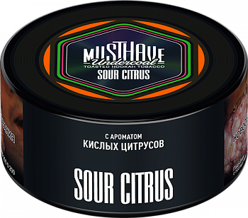 Табак Must Have Undercoal, 25гр "Sour Citrus / Кислые цитрусы"